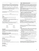 Preview for 9 page of Whirlpool SF265LXTB2 Use & Care Manual