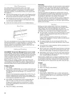 Preview for 12 page of Whirlpool SF265LXTB2 Use & Care Manual