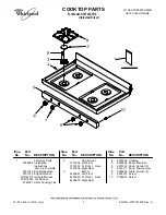 Whirlpool SF272LXT Parts List preview