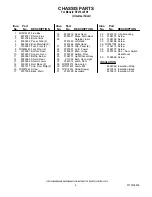 Preview for 6 page of Whirlpool SF272LXTD1 Parts List