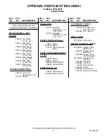 Preview for 10 page of Whirlpool SF272LXTD1 Parts List