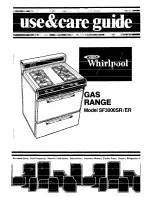 Whirlpool SF3000ER Use & Care Manual preview