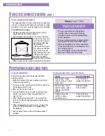 Preview for 10 page of Whirlpool SF3000SE W Use & Care Manual