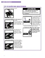 Preview for 18 page of Whirlpool SF3000SE W Use & Care Manual