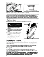 Preview for 12 page of Whirlpool SF3001ER Use & Care Manual