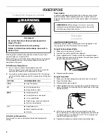 Preview for 6 page of Whirlpool SF3020EKQ3 Use And Care Manual