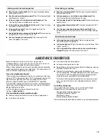 Preview for 13 page of Whirlpool SF3020EKQ3 Use And Care Manual