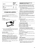 Preview for 23 page of Whirlpool SF3020EKQ3 Use And Care Manual