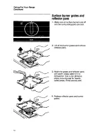 Предварительный просмотр 14 страницы Whirlpool SF3100EW Use And Care Manual