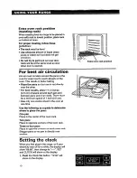 Preview for 10 page of Whirlpool SF310PEA Use And Care Manual