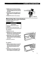 Preview for 19 page of Whirlpool SF310PEA Use And Care Manual