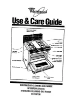 Whirlpool SF310PEW Use And Care Manual preview