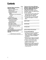 Preview for 2 page of Whirlpool SF310PEW Use And Care Manual