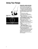 Preview for 6 page of Whirlpool SF310PEW Use And Care Manual