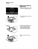 Preview for 14 page of Whirlpool SF310PEW Use And Care Manual