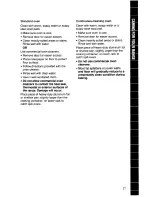 Preview for 21 page of Whirlpool SF310PEW Use And Care Manual