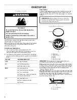 Preview for 6 page of Whirlpool SF315PEPB0 Use And Care Manual