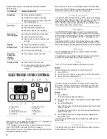 Preview for 8 page of Whirlpool SF315PEPB0 Use And Care Manual