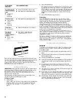 Preview for 10 page of Whirlpool SF315PEPB0 Use And Care Manual