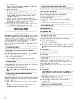 Preview for 12 page of Whirlpool SF315PEPB0 Use And Care Manual