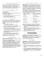 Preview for 23 page of Whirlpool SF315PEPB0 Use And Care Manual