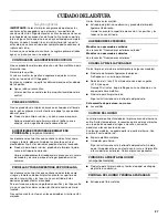 Preview for 27 page of Whirlpool SF315PEPB0 Use And Care Manual