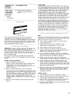 Preview for 41 page of Whirlpool SF315PEPB0 Use And Care Manual