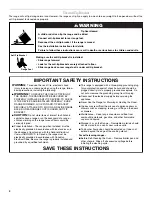 Preview for 4 page of Whirlpool SF315PEPB3 Use And Care Manual