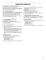 Preview for 15 page of Whirlpool SF315PEPB3 Use And Care Manual