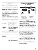 Preview for 23 page of Whirlpool SF315PEPB3 Use And Care Manual