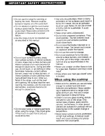 Preview for 4 page of Whirlpool SF318PEW Use And Care Manual