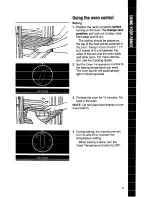 Preview for 9 page of Whirlpool SF31OOEW Use & Care Manual