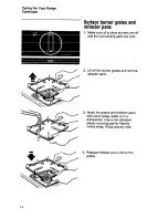 Preview for 14 page of Whirlpool SF31OOEW Use & Care Manual