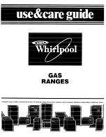 Whirlpool SF335EEPW0 Use & Care Manual preview