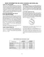 Preview for 12 page of Whirlpool SF335EEPW0 Use & Care Manual