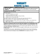 Preview for 32 page of Whirlpool SF350BEE W Use & Care Manual