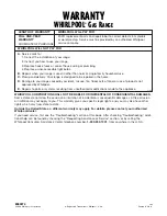 Preview for 32 page of Whirlpool SF350BEG Use & Care Manual