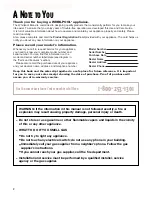 Preview for 2 page of Whirlpool SF362BEG Use & Care Manual