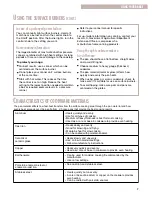 Preview for 7 page of Whirlpool SF362BEG Use & Care Manual