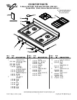 Preview for 1 page of Whirlpool SF367LXS Parts Manual