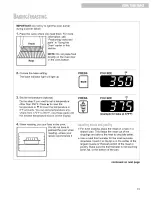 Preview for 13 page of Whirlpool SF370LEG Use & Care Manual