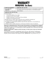 Preview for 36 page of Whirlpool SF370LEG Use & Care Manual