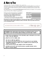 Preview for 2 page of Whirlpool SF377PEG Use & Care Manual