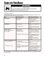 Preview for 28 page of Whirlpool SF377PEG Use & Care Manual