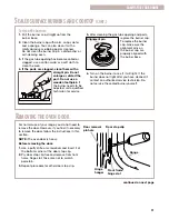 Preview for 31 page of Whirlpool SF377PEG Use & Care Manual