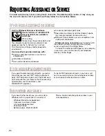 Preview for 36 page of Whirlpool SF377PEG Use & Care Manual