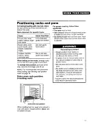 Preview for 11 page of Whirlpool SF380PEW Use And Care Manual