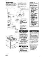 Preview for 2 page of Whirlpool SF388PEWN0 Installation Instructions Manual