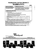 Preview for 24 page of Whirlpool SF395PEP Use & Care Manual