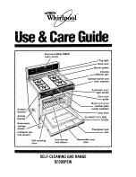 Предварительный просмотр 1 страницы Whirlpool SF395PEW Use And Care Manual